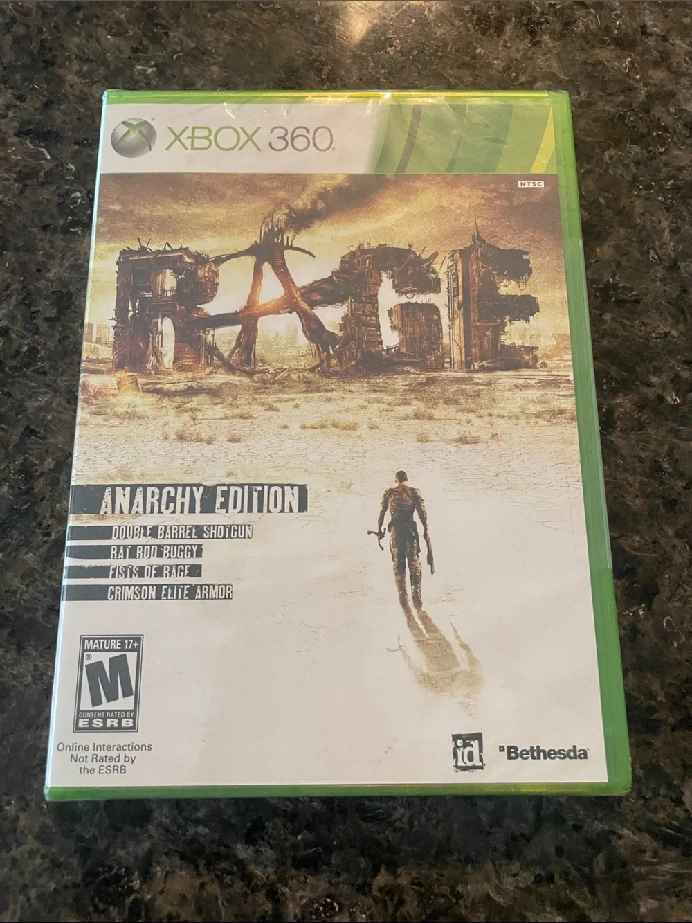 RAGE Anarchy Edition Xbox 360 - Green Case